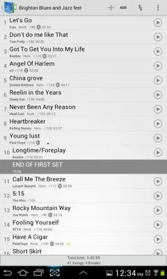 Setlist Helper android App screenshot 5